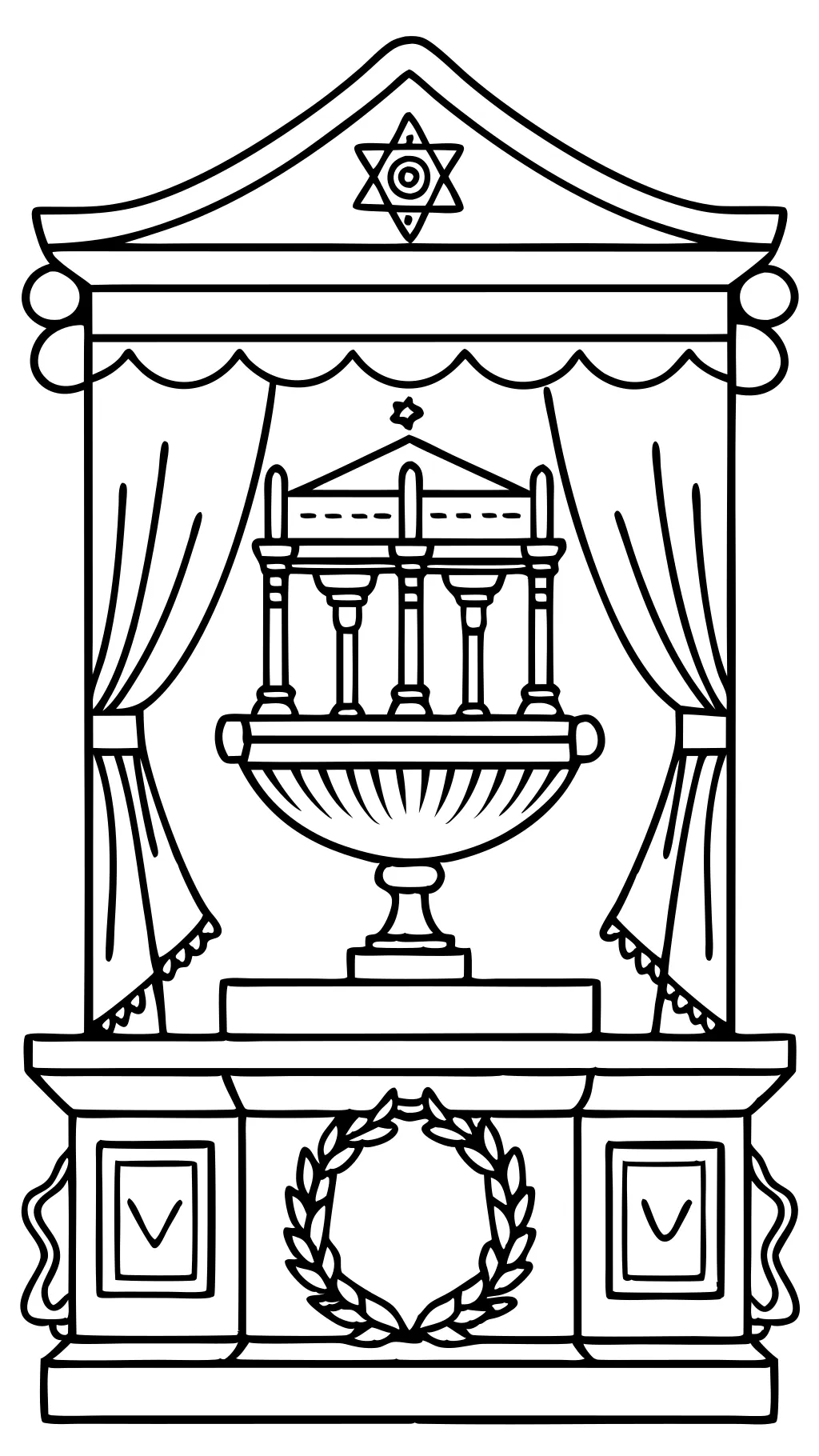 activity tabernacle coloring page